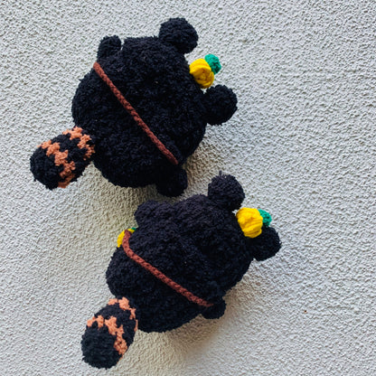 Crochet Raccoon Airpod Case