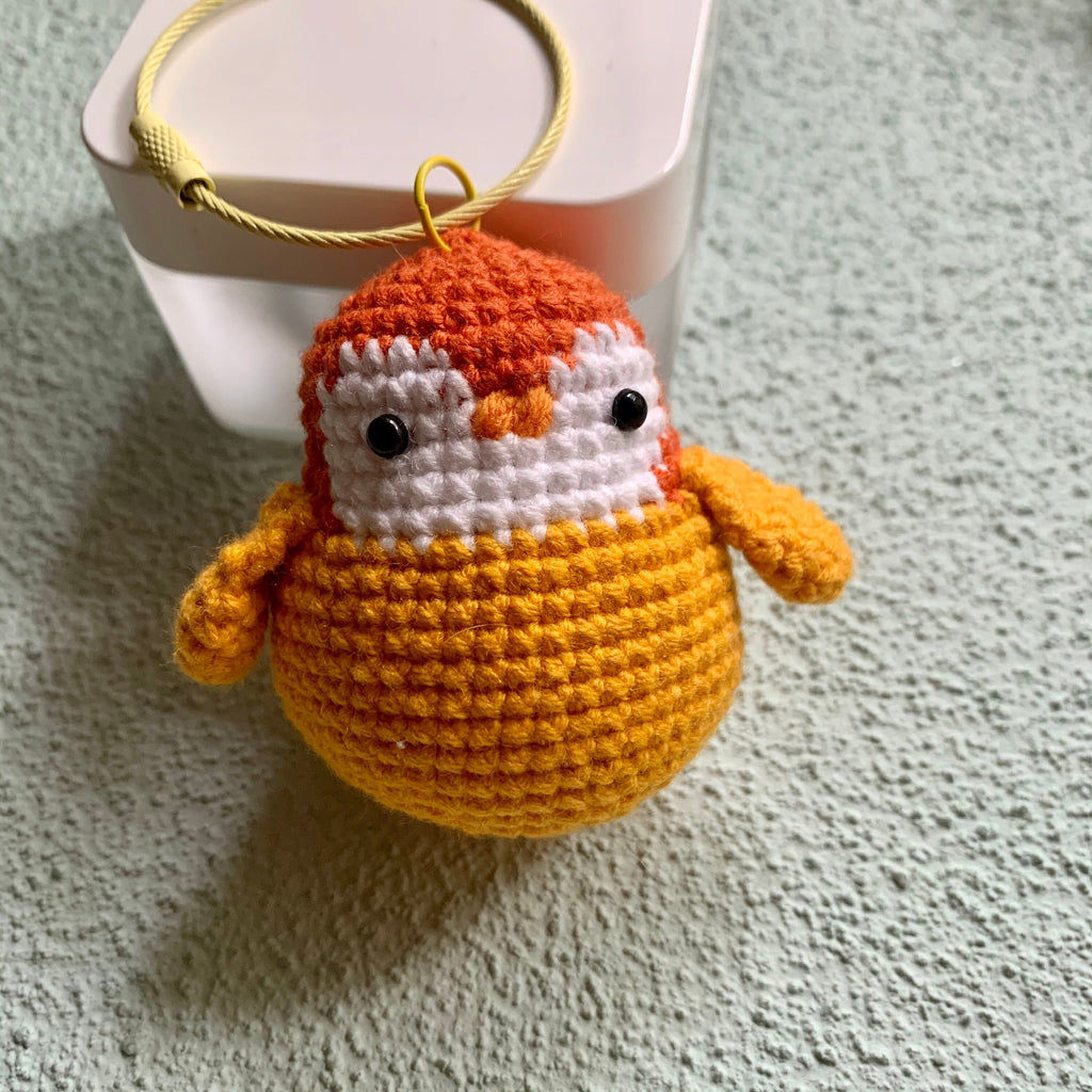Penguin Keychain Handmade KeyRing