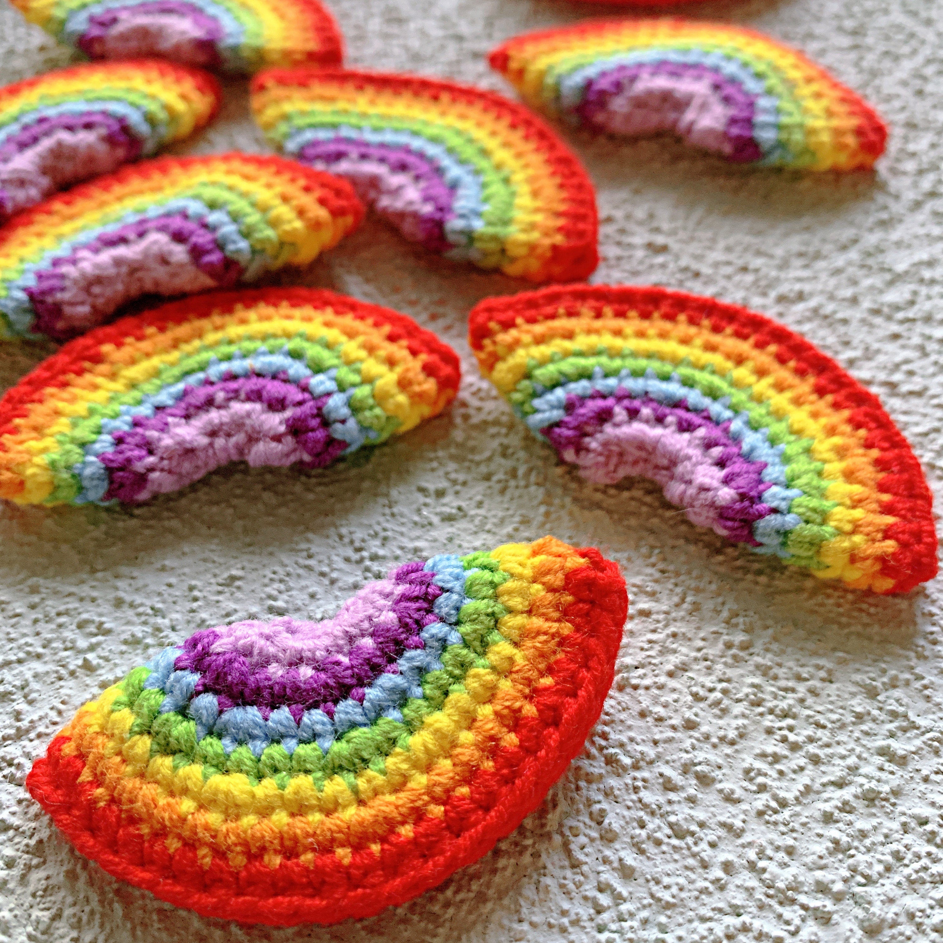 Crochet Applique and Patches Strawberry Applique Daisy Patches