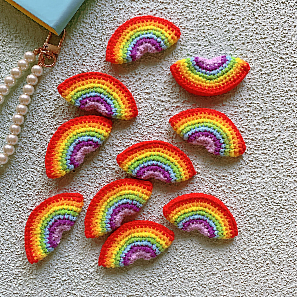 Crochet Applique and Patches Strawberry Applique Daisy Patches