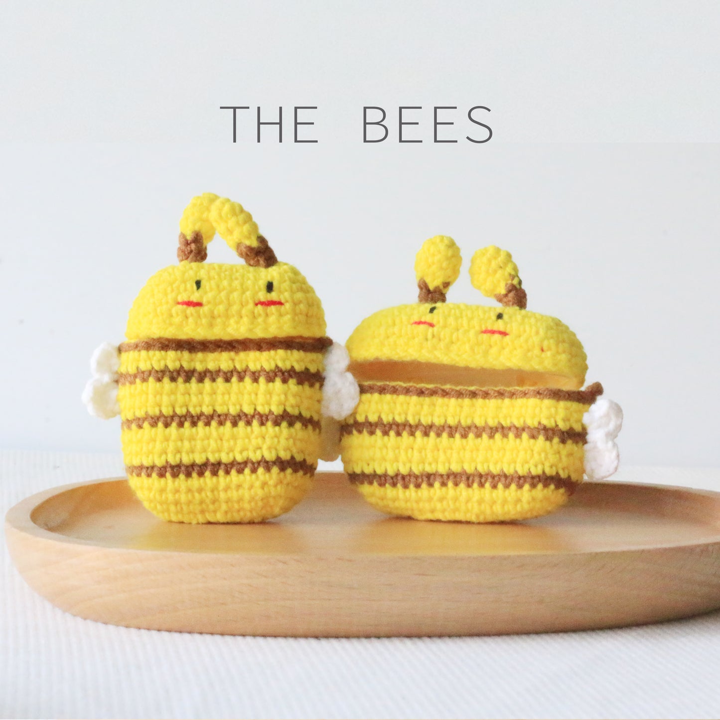 Crochet Bee Airpod Case