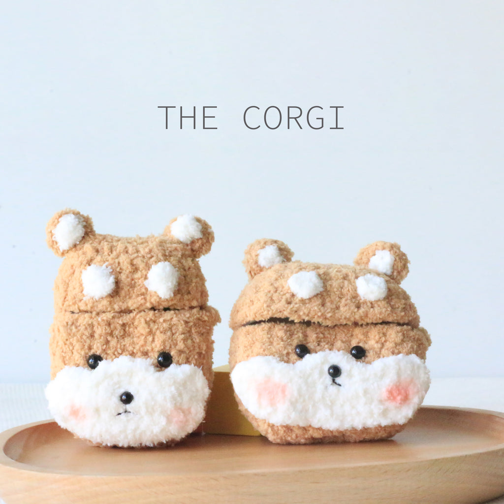 Kawaii Japanese Corgi AirPods Cases