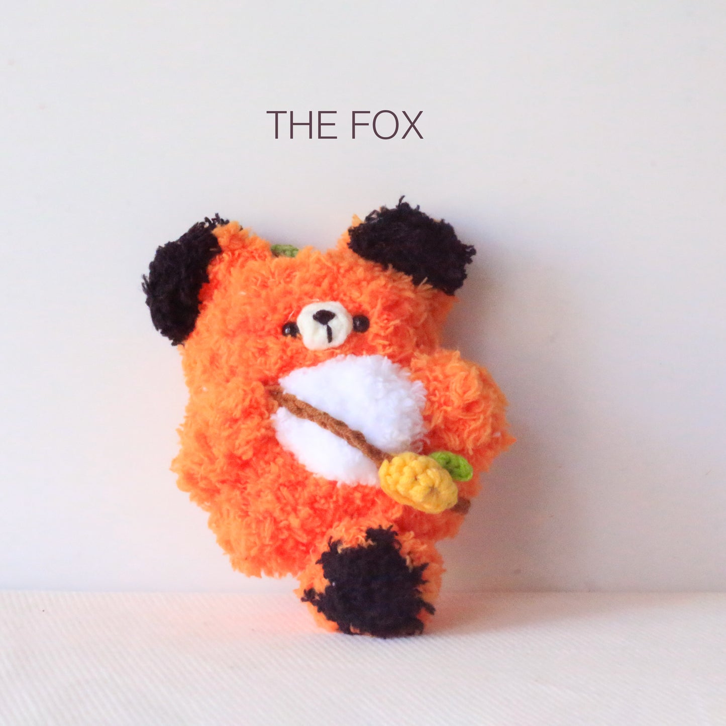 Crochet Fox Airpods Case Orange Plush